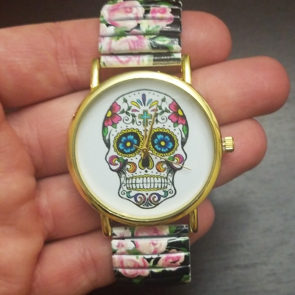 Sugar skull watch